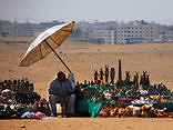  Foto Reiseführer  Souvenirverkäufer in Giza