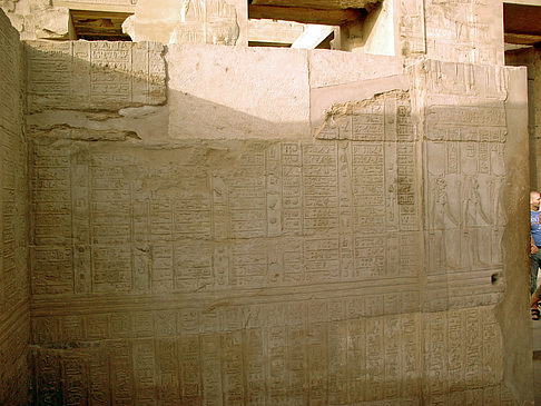 Foto Hieroglyphen