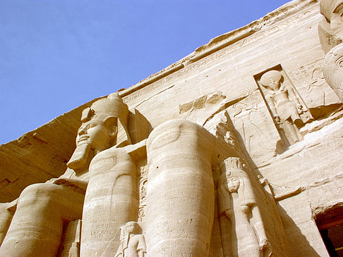 Statuen von Abu Simbel Foto 