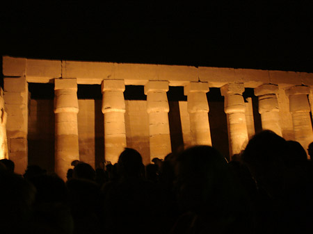 Foto Karnak Tempel bei Nacht - 