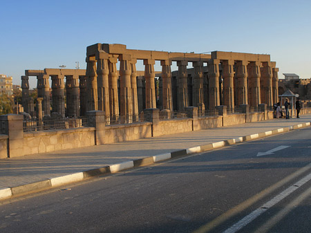 Foto Luxor Tempel bei Sonnenuntergang - Luxor