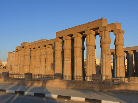 Luxor Tempel bei Sonnenuntergang