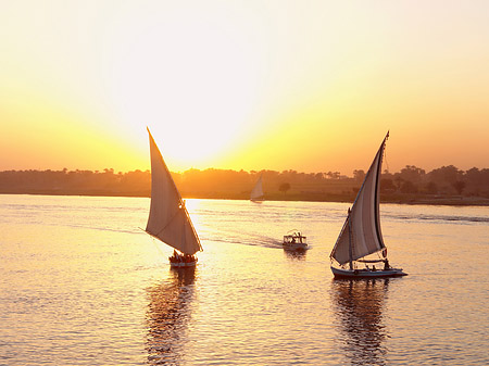Foto Sonnenuntergang - Luxor